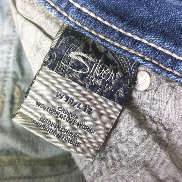 Silver Jeans Women's Blue Boot Cut Jeans - Picture 6 of 14